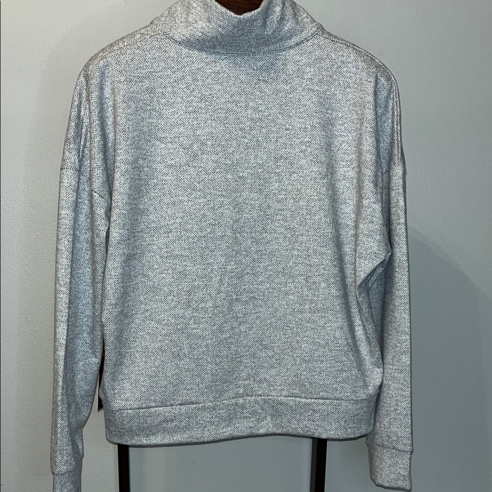NWT -Kyodan Women's Outdoor Mock Collar Quarter Zip Long Sleeve Pullover - Large - Picture 10 of 11